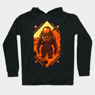 Martian Marine on the Red Planet - Scifi Hoodie